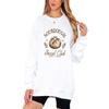 Sassy Souls Sourdough Est 2025 Social Club Happiness Is Homemade Womens Sweatshirt Sourdough Baking Bread Making Gift For Her 3XL (54-56) White view 1