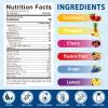 Electrolytes Powder Packets, 24 Sticks Sugar Free Hydration Drink Mix, 6 Fruit Flavours with 7 Essential Electrolytes & 5 Vitamins, Rapid Rehydration Sachets for Sports, Travel & Daily Use view 2