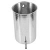 Abaodam 304 Stainless Steel Hanging Bucket 1000ml with Holder Portable Home for Adults view 1