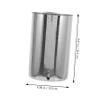 Abaodam 304 Stainless Steel Hanging Bucket 1000ml with Holder Portable Home for Adults view 2