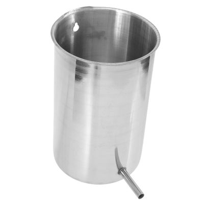 Ciieeo Stainless Steel Bucket 1000ml Capacity Metal Bucket with Lid Easy to Hold and Simple Design Reliable Home Supplies for Cleaning and Use