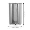HOODANCOS Stainless Steel Bucket for Home Use Made of Material Convenient for Cleaning Capacity view 2