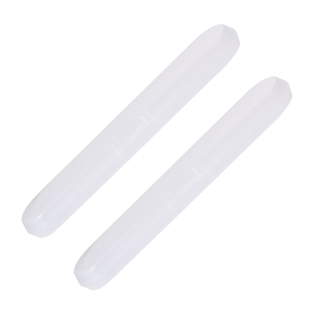 FOMIYES 2pcs Plastic Thermometer Case Small Digital Thermometer Storage Box Protective Cover for Travel and Home Use, Environmental Plastic Holder 14.831.8cm