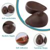 Silicone Fake Boobs B Cup Black, 1 Pair Self-Adhesive Teardrop Breast Forms, Mastectomy Prosthesis For Transgender(AAA Cup) view 3