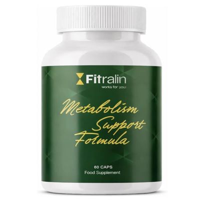 Fitralin Metabolism Support Formula Capsules Daily Metabolic Support Food Supplement Premium Botanical Blend 60 Capsules Designed for Everyday Wellness - New & Sealed
