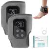 2Pcs Foot Massagers for Pain and Circulation, 3 in 1 Heated Cordless Foot Massager with 3 Modes, Rechargeable Ankle Heel Massager for Plantar Fasciitis Relief view 1