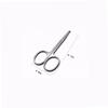 Round Safety Scissors|Professional Facial Hair Scissors Solid Stainless Steel Round Safety for Eyebrows Eyelashes Nose Hair Ear Mustache Trimming view 2