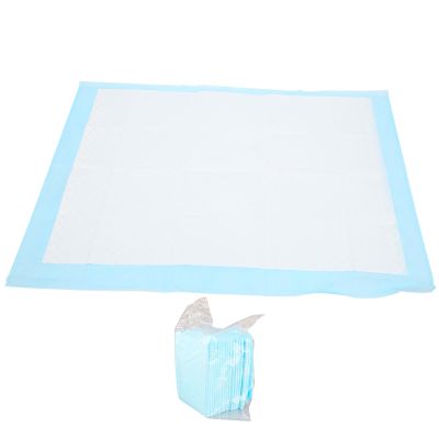 MENDUNER Water Absorbent Mini Pee Pads for Housebreaking Puppies and Pets, 50 Pack Disposable Pet Diapers, Elderly Pet Aid (Small size 33*45 (20 pieces))