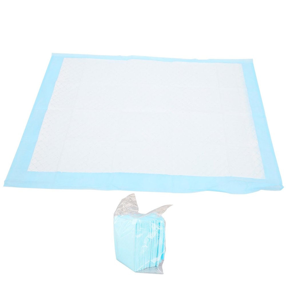 MENDUNER Water Absorbent Mini Pee Pads for Housebreaking Puppies and Pets, 50 Pack Disposable Pet Diapers, Elderly Pet Aid (Small size 33*45 (20 pieces))
