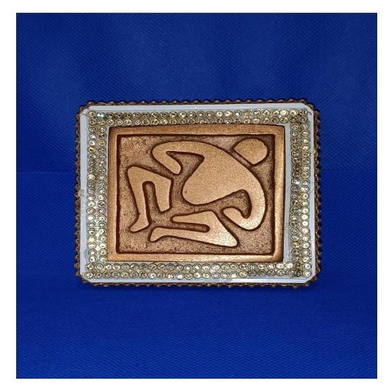 Rudrashiv Blessing Copper VASTU PURUSH for RECTIFIES Overall VASTU DOSH (3 Inch) (200 Gram) Pack of 1