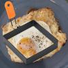 Egg Frying Rings Sturdy Square Shape Foldable Handle view 3