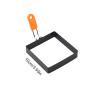 Egg Frying Rings Sturdy Square Shape Foldable Handle view 4