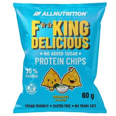 Allnutrition Fitking Delicious Protein Chips, Cheese - 60 g