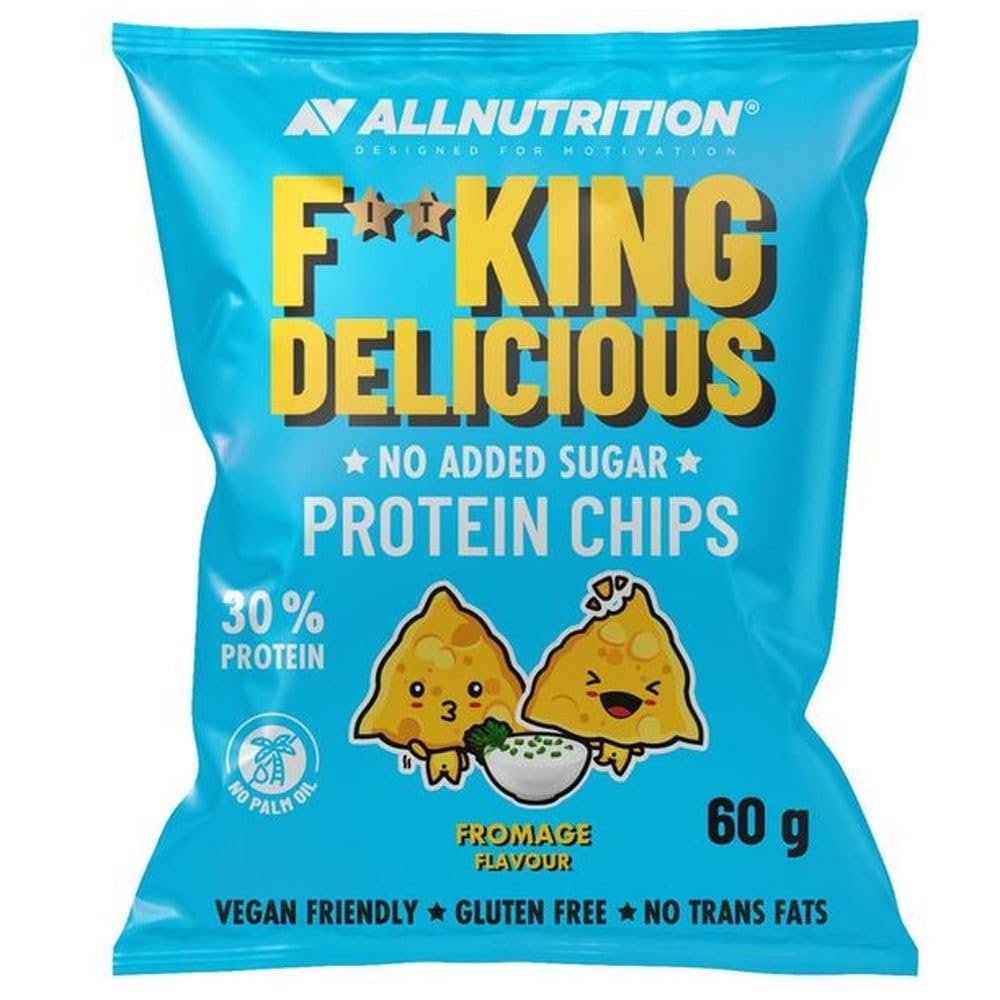 Allnutrition Fitking Delicious Protein Chips, Cheese - 60 g