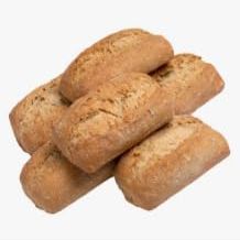 Rye Bread 51%, 6 Rolls. Pack de 2