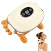 4D Neck Massager with Heat, Electric Shiatsu Deep Tissue Massage Gun for Neck, Shoulders & Back 3 Speed Settings, 2 Heat Levels & Rechargeable Portable Massage Pillow view 1
