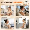 4D Neck Massager with Heat, Electric Shiatsu Deep Tissue Massage Gun for Neck, Shoulders & Back 3 Speed Settings, 2 Heat Levels & Rechargeable Portable Massage Pillow view 3