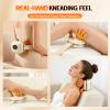 4D Neck Massager with Heat, Electric Shiatsu Deep Tissue Massage Gun for Neck, Shoulders & Back 3 Speed Settings, 2 Heat Levels & Rechargeable Portable Massage Pillow view 4