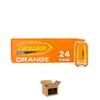 Energy Drink Bottles Sparkling Glucose Energy Boost Flavoured Drinks Classic Carbonated Refreshing Drink for Sports, Work, Study & Hydration (Lucozade Orange Cans - 330ml x 24Pack)