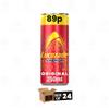 Energy Drink Bottles Sparkling Glucose Energy Boost Flavoured Drinks Classic Carbonated Refreshing Drink for Sports, Work, Study & Hydration (Lucozade Original Cans 89p - 250ml x 24Pack) view 4