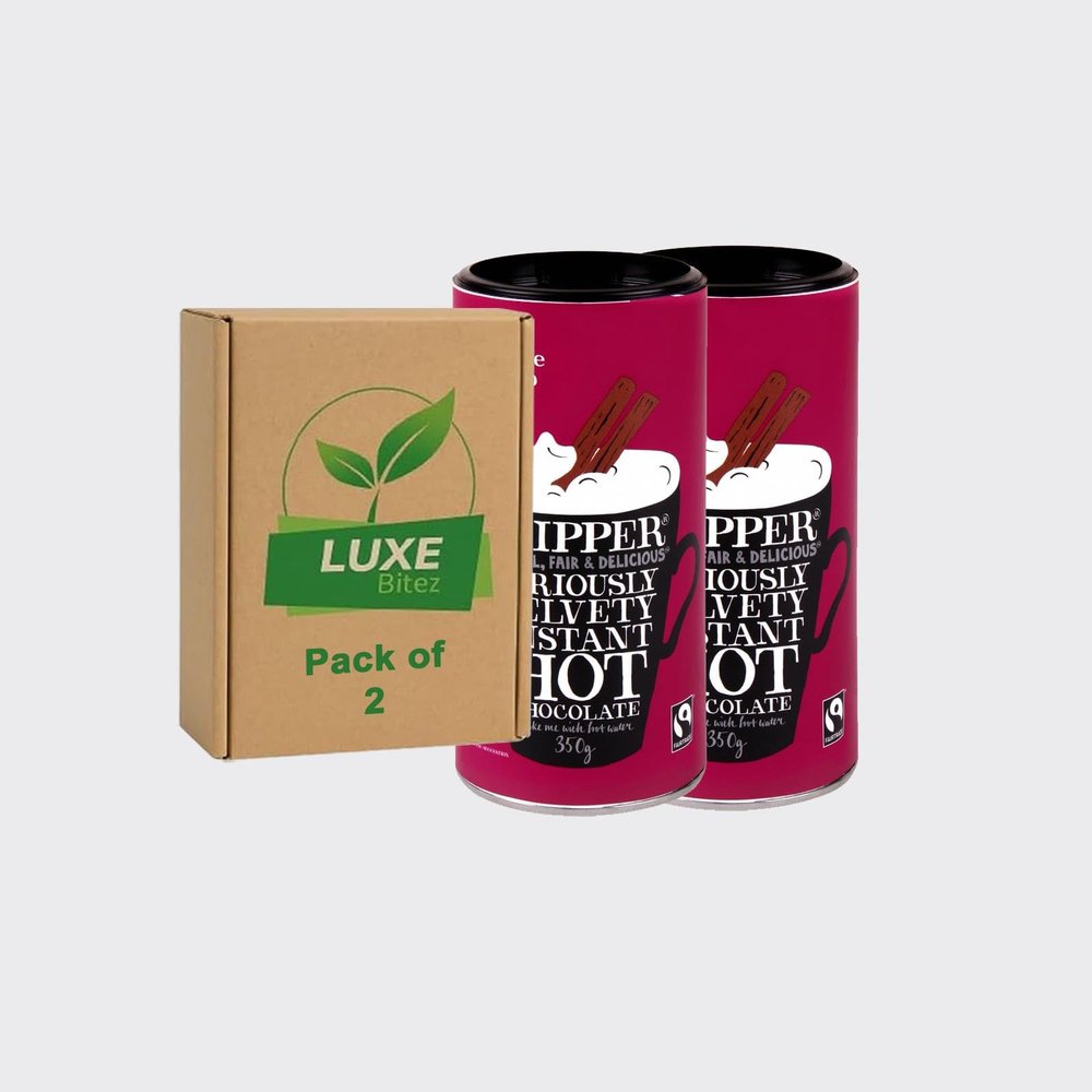 Drinking Chocolate Powder Tub 350g Compatible with Clipper By Luxe Bitez (Pack of 2)