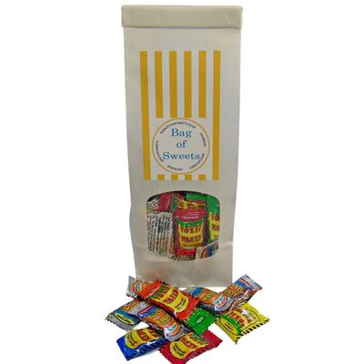 300g Tin Tied White Bag of Toxic Waste and Nuclear Waste Super Sour Sweet Mix