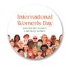 International Womens Day Celebration Chocolate Coins Luxury Gold Foiled Discs, Perfect for Events, Gifts & Workplace Favours Desk Drops - D3 - Coin 10 view 3