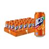 ICE Orange Sparkling Soft Drink Cans, Orange Flavour Carbonated Beverage, Multipack of 24 Cans, 330ml Each, Fizzy Soft Drink for Home, Parties, Events and Everyday Refreshment - By MegaAisle view 1
