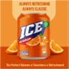 ICE Orange Sparkling Soft Drink Cans, Orange Flavour Carbonated Beverage, Multipack of 24 Cans, 330ml Each, Fizzy Soft Drink for Home, Parties, Events and Everyday Refreshment - By MegaAisle view 2