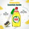 Fairy Liquid Lemon, 320ml, with Dishmatic Dish Brush Starter Kit Complete Washing Up Solution for Kitchens, Dish Cleaning, Powerful Grease Removal for Pots, Pans, Plates & Glasses view 2