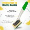 Fairy Liquid Lemon, 320ml, with Dishmatic Dish Brush Starter Kit Complete Washing Up Solution for Kitchens, Dish Cleaning, Powerful Grease Removal for Pots, Pans, Plates & Glasses view 4