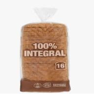 Pan de Molde 100% Integral, Whole Wheat Sliced Bread, 460g, Pack de 3
