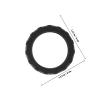 HOMSFOU 8pcs Black Silicone Suitcase Wheel Covers 43-55mm Travel Luggage Wheel Protectors Non-Slip Silent Suitcase Feet Caps for Hardwood Floor Protection view 2