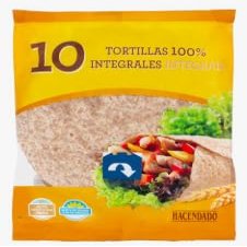 Tortillas 100% Integrales, Whole Wheat Flour Tortillas, 10 Count, 360g. Pack de 3
