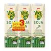 Vivesoy Natural Soya Drink - 12 x 250ml Individual Cartons (4 Packs of 3) - High Protein Plant-Based Milk - 100% Vegan & Dairy Free view 1