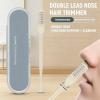 12PCS 2 in 1 Nasal Hair Cutter, 2-in-1 Nose Hair Trimmer for Men and Women, 360 Rotating Portable Manual Nose Hair Remover Tool, Double Sided Nose Trimmer, Portable Manual Nostril Hair Removal Tool view 3