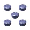 5 set of Stainless Steel Shaving Bowl with Lid Shaving Mug for Grandfather Father Men Blue, 110x65mm view 1