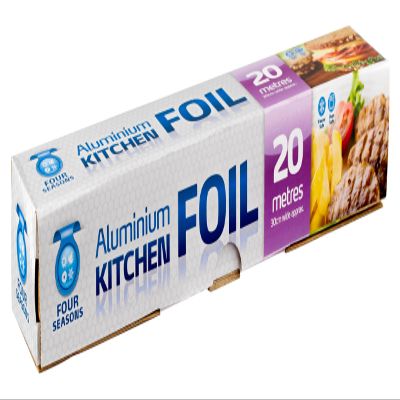 Kitchen Foil Roll 20m x 30cm | Heavy Duty Aluminum Foil for Cooking, Baking & Food Storage | Food Grade Aluminum Wrap for Grill, Oven, Freezer & Meal Prep | Durable Heat Resistant Foil Paper