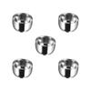 5 set of Stainless Steel Shaving Soap Bowl Shave Soap Cup for Father Birthday Husband view 1