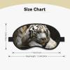 Lying Tiger Sleep Mask for Side Sleeper Blackout Eye Mask for Sleeping Blindfold 3D Sleeping Mask for Men Women Soft Breathable Eye Cover for Meditation Light Blocking Travel view 2