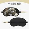 Lying Tiger Sleep Mask for Side Sleeper Blackout Eye Mask for Sleeping Blindfold 3D Sleeping Mask for Men Women Soft Breathable Eye Cover for Meditation Light Blocking Travel view 4