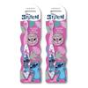 Disney Stitch Little Teeth Whitening Toothbrush for Kids with Protection Cap, Soft Bristles, Non-Slip Handle for Children Aged 3-12 Years Old | BPA-Free & Non-Toxic Manual Toothbrush - Pack of 2
