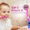 Disney Stitch Little Teeth Whitening Toothbrush for Kids with Protection Cap, Soft Bristles, Non-Slip Handle for Children Aged 3-12 Years Old | BPA-Free & Non-Toxic Manual Toothbrush - Pack of 2 view 4