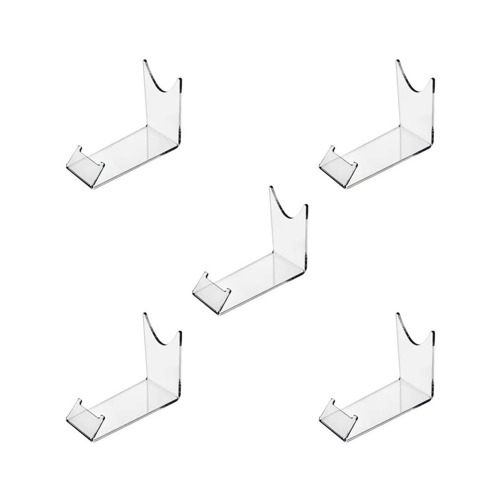 5 set of Men Shaver Holder Clear Bracket Hair Remover Rack for Desktop Travel Counter