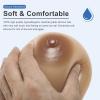 1 Pair Brown DD Cup Self-Adhesive Silicone Breast Forms, Concave Bottom Realistic Fake Boobs for Mastectomy(DD Cup) view 3