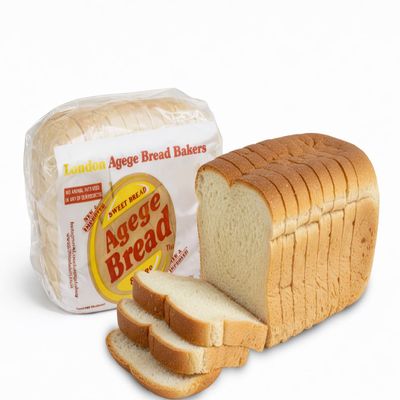 Africa Select London Agege Bread Bakers Authentic Nigerian Sweet Bread (800g) Sliced Soft White Loaf, Traditional Fluffy Toast & Sandwich Family Size Loaf, Pack of 3