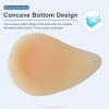 1 Pair Self-Adhesive Silicone Breast Forms Teardrop Shape Fake Boobs, A-KK Cups White C Cup for Mastectomy, Transgender(Skincolor,KK Cup) view 4