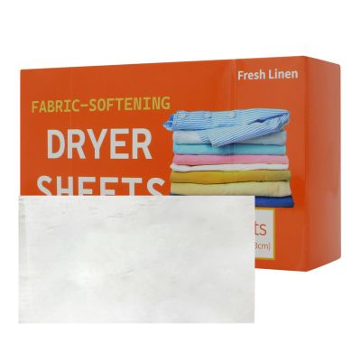 Clothes Dryer Sheets - 6.3 x 9.06 Inch Durable Fabric Softener, 120 Pieces Scented Sheets for Washing Clothes | for Laundry, Apartment, Dorm, Bathroom, Dryer, Household, Washing Machine