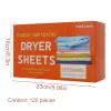 Clothes Dryer Sheets - 6.3 x 9.06 Inch Durable Fabric Softener, 120 Pieces Scented Sheets for Washing Clothes | for Laundry, Apartment, Dorm, Bathroom, Dryer, Household, Washing Machine view 2