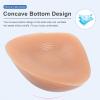 Self-Adhesive Silicone Breast Forms E Cup Skincolor, Triangle Fake Boobs for Mastectomy Crossdresser Transgender, AAA-KK Cups(Brown,DD Cup) view 3